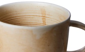 HK living Keramický hrnček Chef Rustic Cream/Brown 320 ml