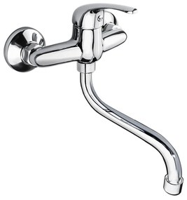 Mereo Mereo, Drezová nástenná batéria, Lila, s ramienkom rúrkovým pr. 18 mm - 200 mm, chróm, MER-CBEE30101