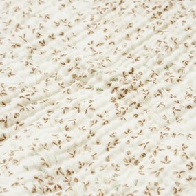 Krémová detská deka z Bio bavlny 100x100 cm Lierre – Cam Cam Copenhagen