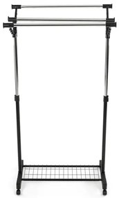 Autronic BONTEC Stojan na šaty, kov, čierna, 84521 BK Farba: Čierna
