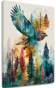 Obraz na plátne Let orla - dynamický motív prírody