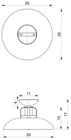 Prisadený luster FELIX 1xE27/60W/230V biela