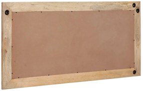 furniture-nabytek.cz - Masívne kúpeľňové zrkadlo Laos z mangového dreva, lakované, prírodné – 147×70 cm