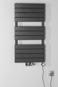 Aqualine Aqualine, BONDI vykurovacie teleso 450x934mm, antracit, DC405T