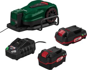 Parkside®  Robotická kosačka City Smart Pamrc 250 A1 City + Rýchlonabíjačka akumulátora 20 V/4,5 A + Akumulátor 20 V/4 Ah  (800011496)