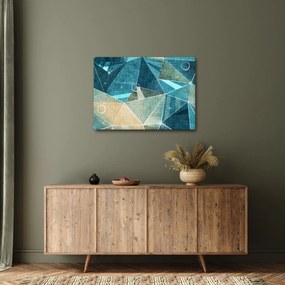 Obraz - Tyrkysová abstrakcia (70x50 cm)