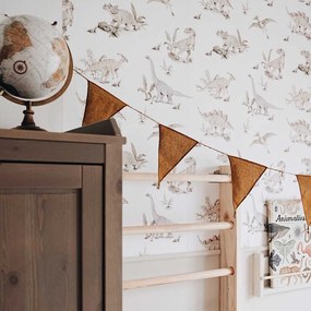 Tapeta šťastní dinosaury 280x50 cm