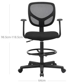 Ergonomická kancelárska stolička OBN25BK