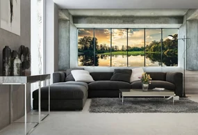 Fototapeta - Výhľad na jazero (152,5x104 cm)