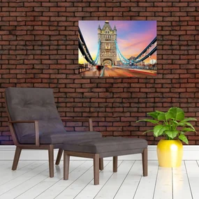 Sklenený obraz - Tower Bridge (70x50 cm)
