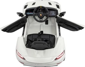 Elektrické autíčko Porsche Spyder RS 718 Lakier biele