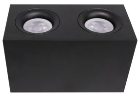 Maytoni C013CL-02B - Bodové svietidlo SLIM 2xGU10/50W/230V čierna