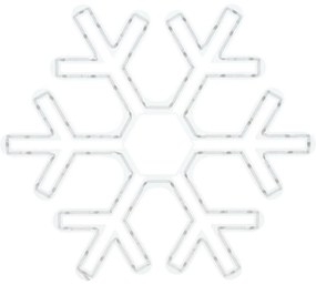 RGB Vianočná LED dekorácia Colouring snowflake 90 LED, 50 x 43 cm