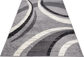 TA Koberec K856A GRAY CHEAP PP CRM Sivý Obdĺžnikový Rozmer: 140x200 cm