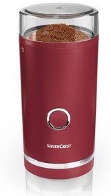 SILVERCREST® KITCHEN TOOLS Elektrický mlynček na kávu SKMS 180 A1 (červená) (100362245)