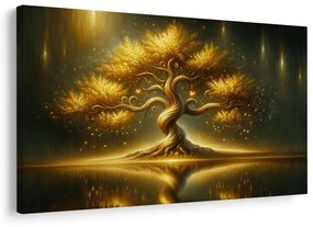 Obraz žiariaci strom života v noci