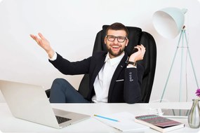 Kancelárska stolička Sofotel Batory 240800 - čierna