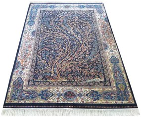 Koberec Exkluzívny Qum Silk 11 modrý