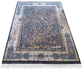 Koberec Exkluzívny Qum Silk 11 modrý