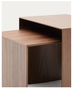 Odkladací stolík v dekore orecha 40x55 cm Litto – Kave Home