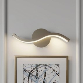 Lucande Mairia nástenné LED svietidlo tvar vlny