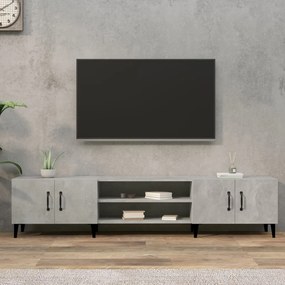 TV skrinka betónová sivá 180x31,5x40 cm kompozitné drevo 816268