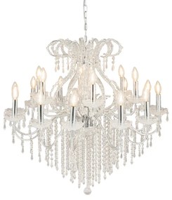 Strieborný krištáľový luster Ø85*71