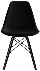 Jedálenská stolička MILANO čierna