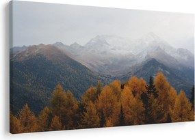 Obraz - Výhľad na hrebene hôr (90x60 cm)