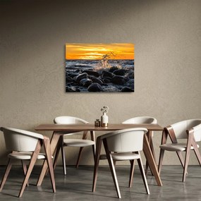 Sklenený obraz mora (70x50 cm)
