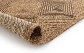 Balta, Kusový koberec Jack 28811-077 - na von aj na doma, 160x230, hnedá, chodba / predsieň