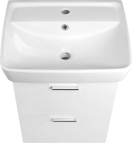 Aqualine Aqualine, ZOJA umývadlová skrinka 41,5x50x35,5cm, biela, 56374