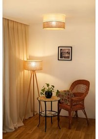 Brilagi - Stropné svietidlo ROYAL YUTE 1xE27/15W/230V pr. 40 cm béžová/krémová