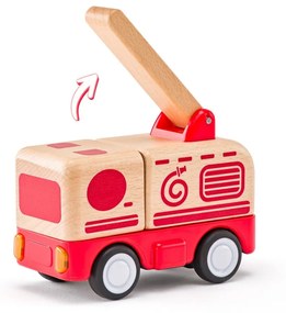 Woody Auto hasič so zvukmi a svetlom, zotrvačník