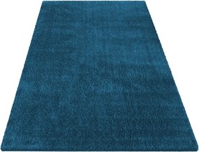 DY Tmavomodrý protišmykový shaggy koberec Camel Rozmer: 60x100 cm