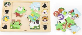 Puzzle na podložke Viga 44741 farma