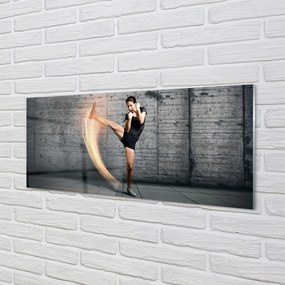 Obraz plexi Žena cvičenec 120x60 cm