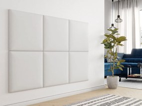 Čalúnený nástenný panel Pag 60x60, Farba čalúnenia:: ekokoža Soft 017 (biela)