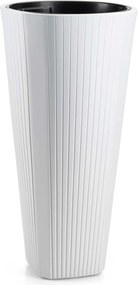 PLASTOVÝ KVETINÁČ MORA 39X81 CM BIELA