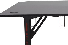 Rohový písací stôl B-219 čierny