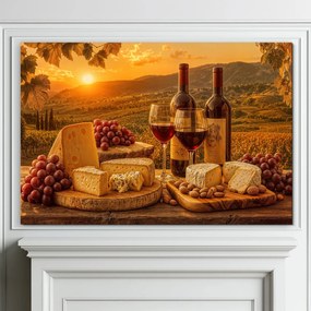 DUBLEZ | Farebný drevený obraz - Toskánske slnko