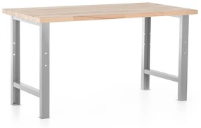 Dielenský stôl Basic 150 x 80 cm, sivá