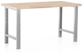 Dielenský stôl Basic 150 x 80 cm, sivá