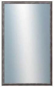 DANTIK - Zrkadlo v rámu, rozmer s rámom 60x100 cm z lišty TRITON cín (2146)
