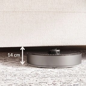 Béžová čalúnená jednolôžková posteľ s úložným priestorom s roštom 120x200 cm Noto – Maison de Rêve