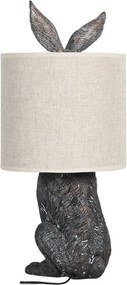 Stolová lampa v dizajne králika s béžovým tienidlom – Ø 20*45 cm E27/max 1*60W