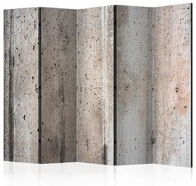 Paraván - Old Concrete II [Room Dividers] Veľkosť: 225x172, Verzia: Akustický