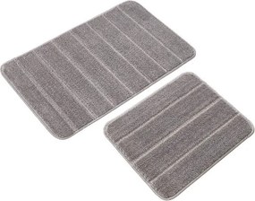 Sivé kúpeľňové predložky v súprave 2 ks 50x80 cm Yeni Cizgli – Foutastic
