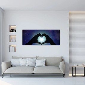 Obraz - Symbolická láska (120x50 cm)