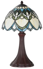 Lampa Tiffany vitrážová KEID Ø25*42